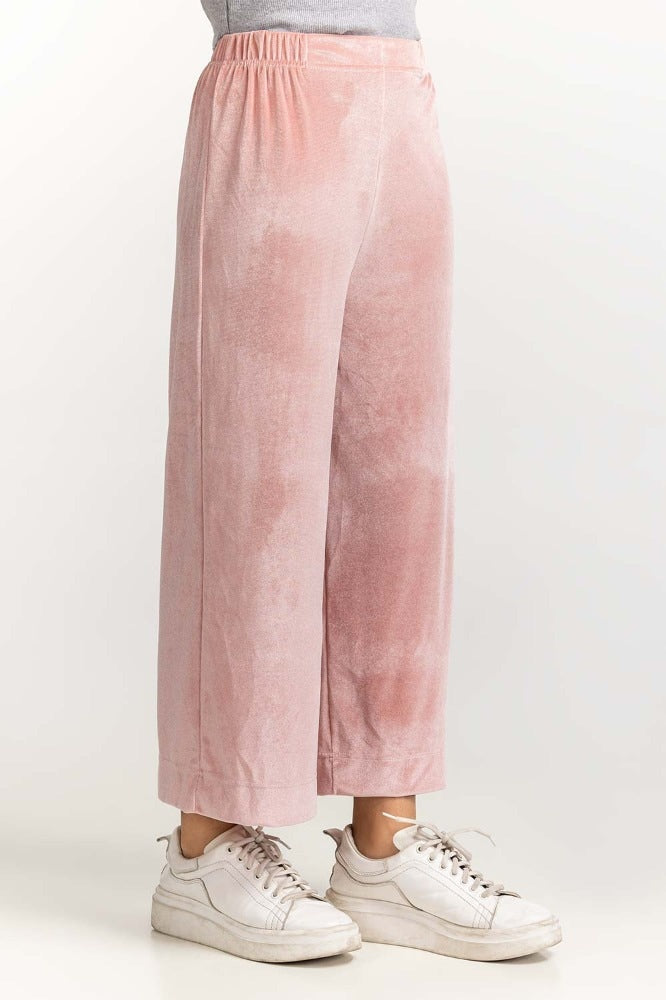 Light Pink Basic Trouser WM-TRKN23-007