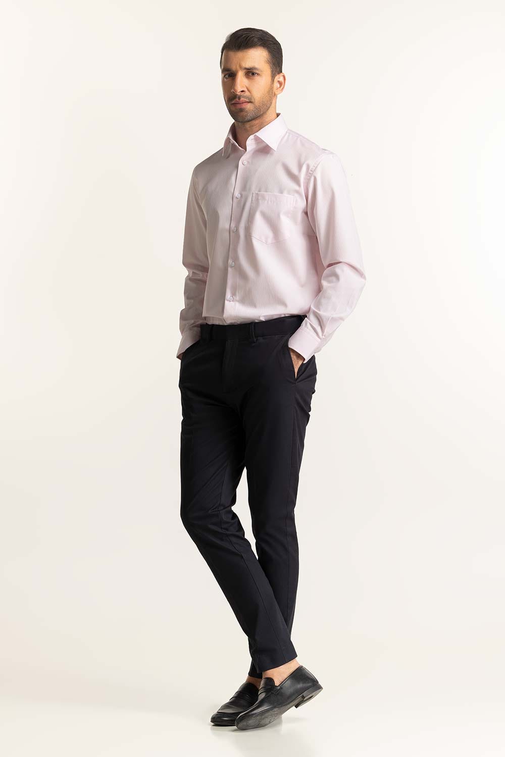 Light Pink Stripe Formal Shirt MN-FS-PD24-016