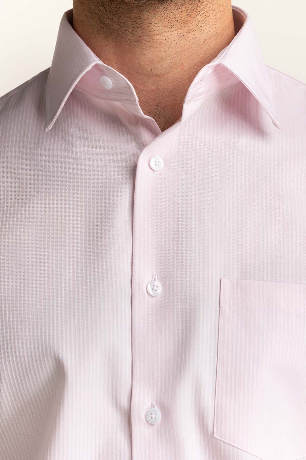 Light Pink Stripe Formal Shirt MN-FS-PD24-016