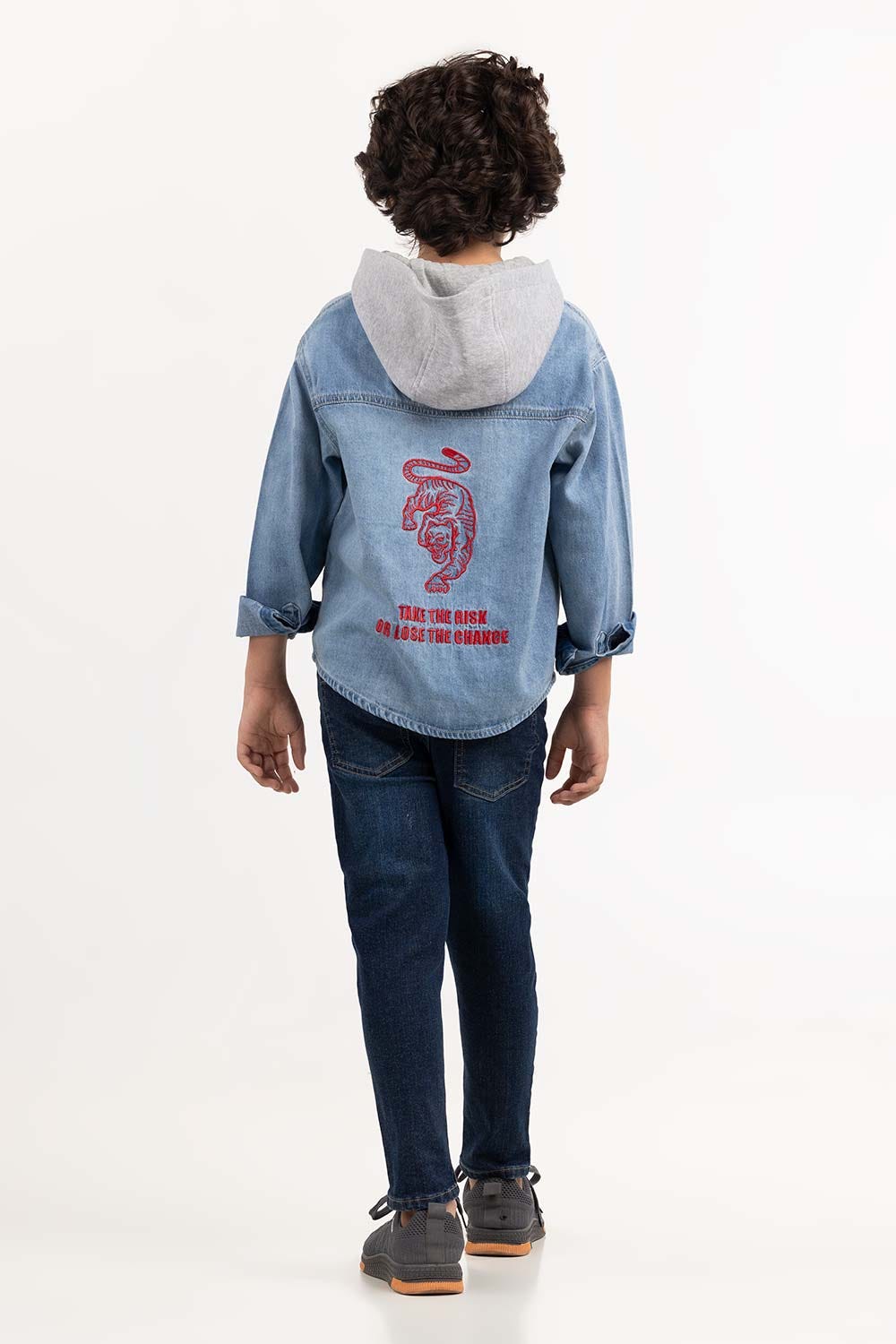 Junior Boy Light Wash Shirt 224 -317-002