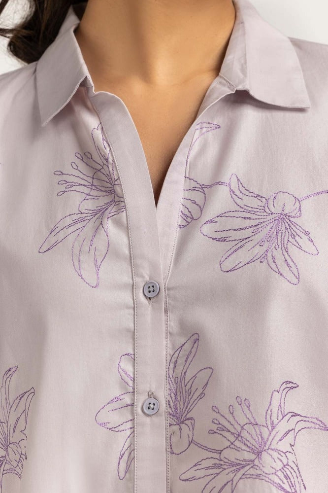 Lilac Basic Blouse WM-BLS23-004