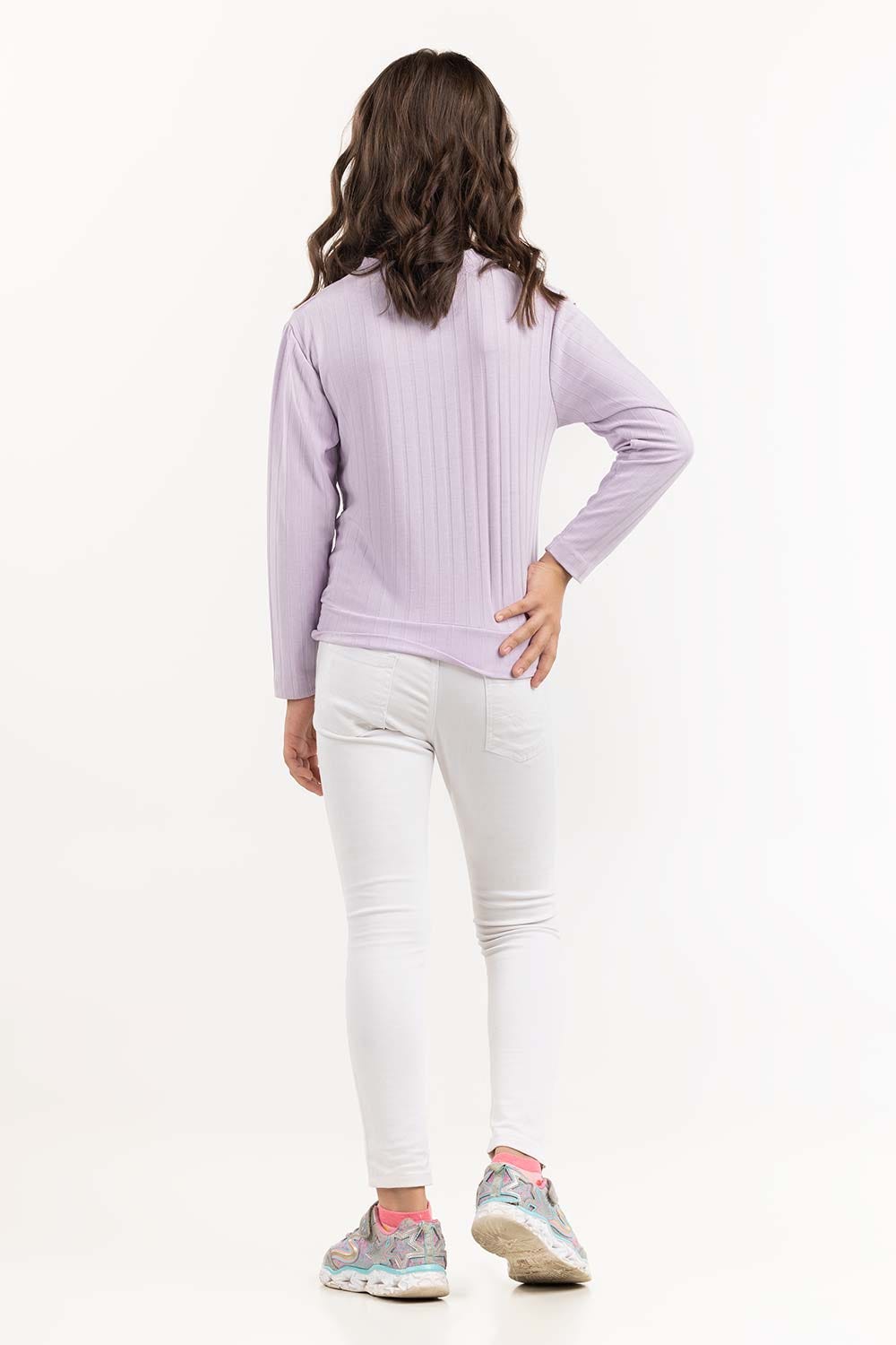 Junior Girl Lilac Sweatshirt 224-413-038