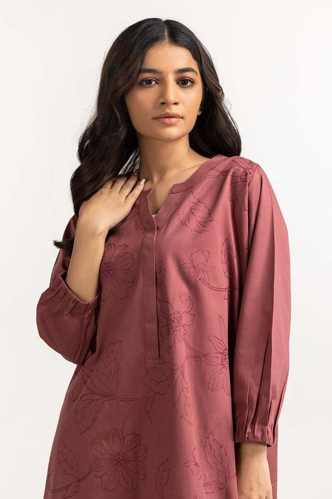 Maroon Basic Dress WM-DRSWS23-011