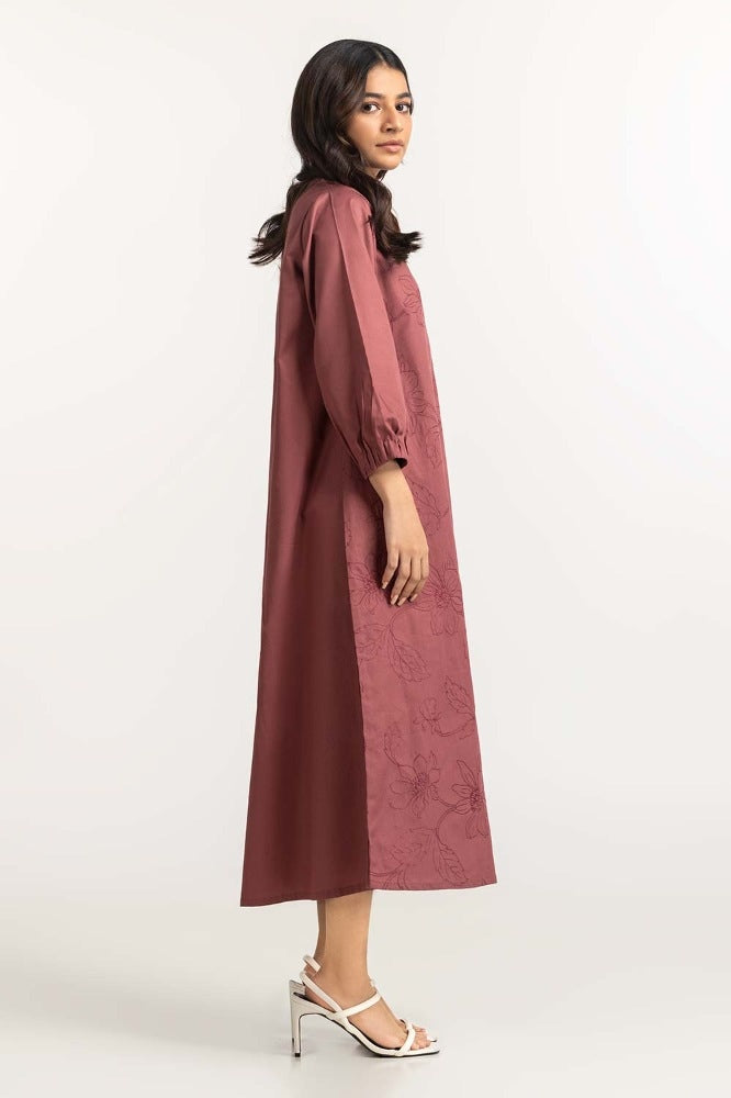 Maroon Basic Dress WM-DRSWS23-011