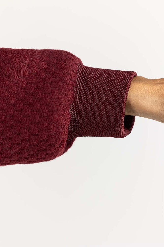 Maroon Basic Jacket WM-JKT-WS23-097