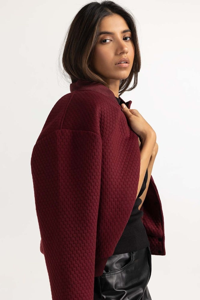 Maroon Basic Jacket WM-JKT-WS23-097