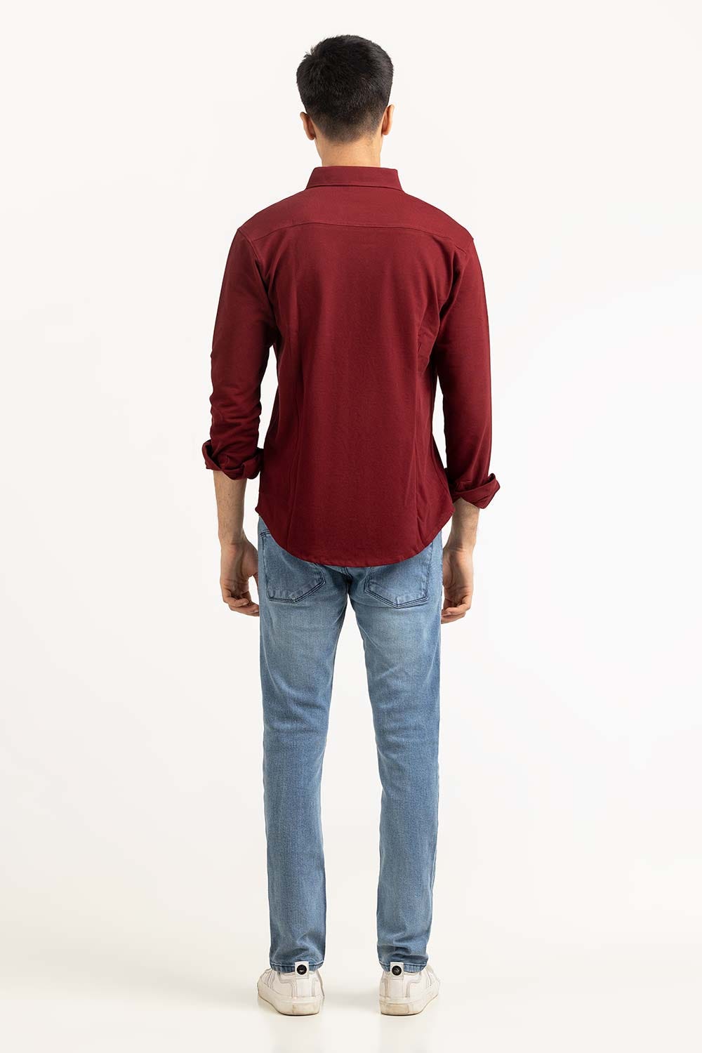 Maroon Basic Shirt KS-HSPK23-040