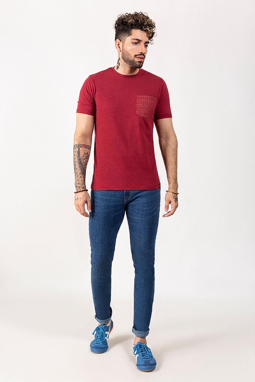 Maroon Basic T-Shirt JCN-SP-01