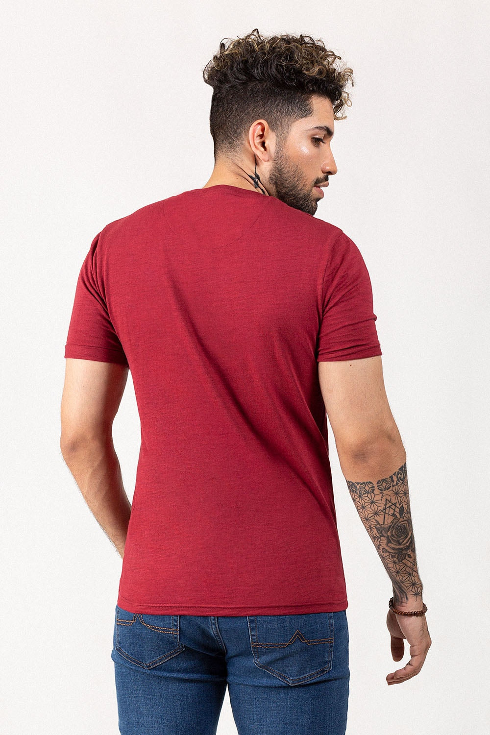 Maroon Basic T-Shirt JCN-SP-01
