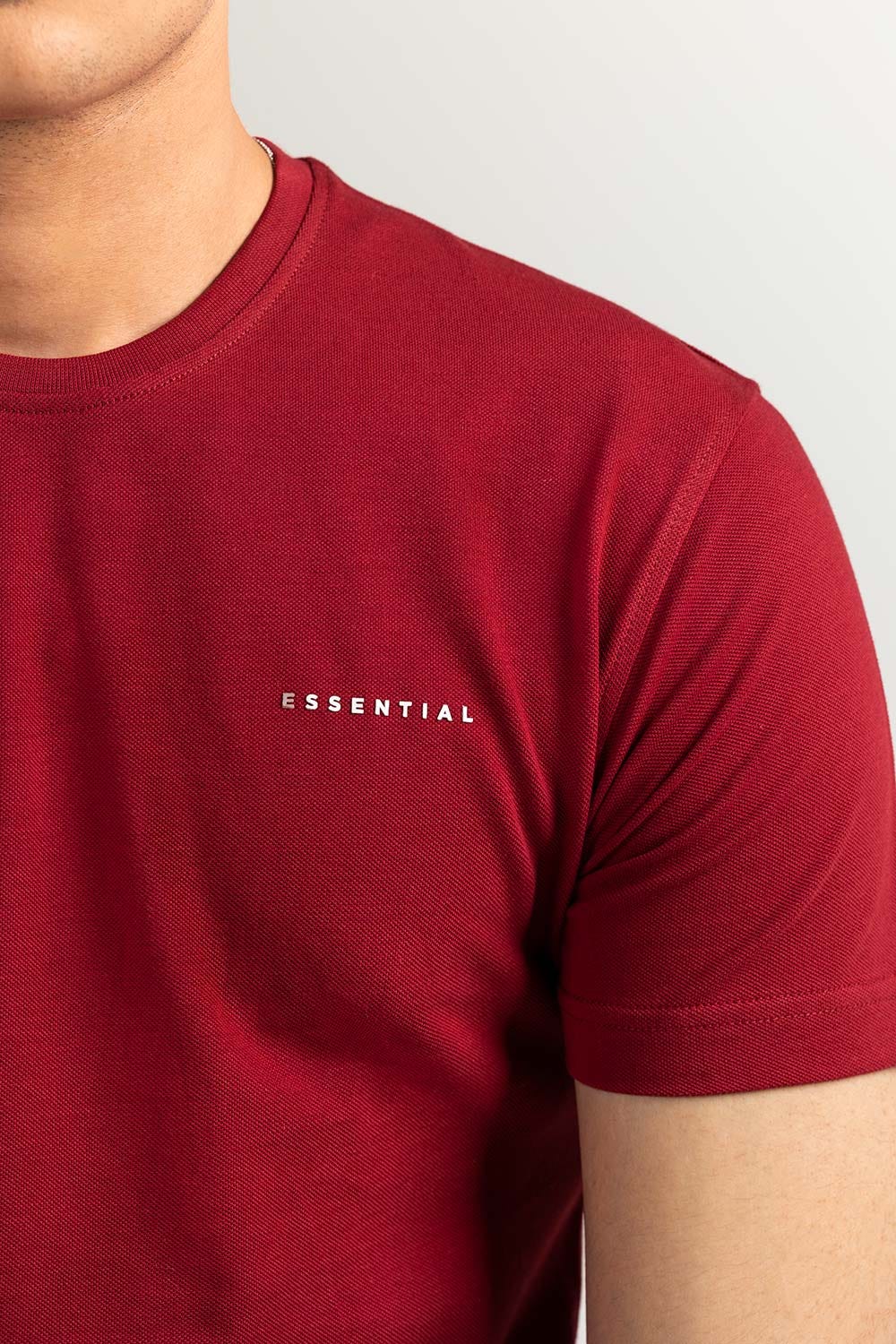 Maroon Basic T-Shirt PK-CN-SIG-D18