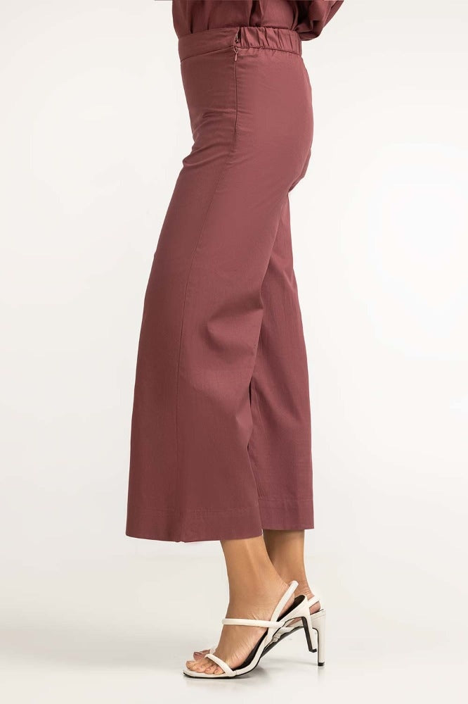 Maroon Basic Trouser WM-TRC23-006