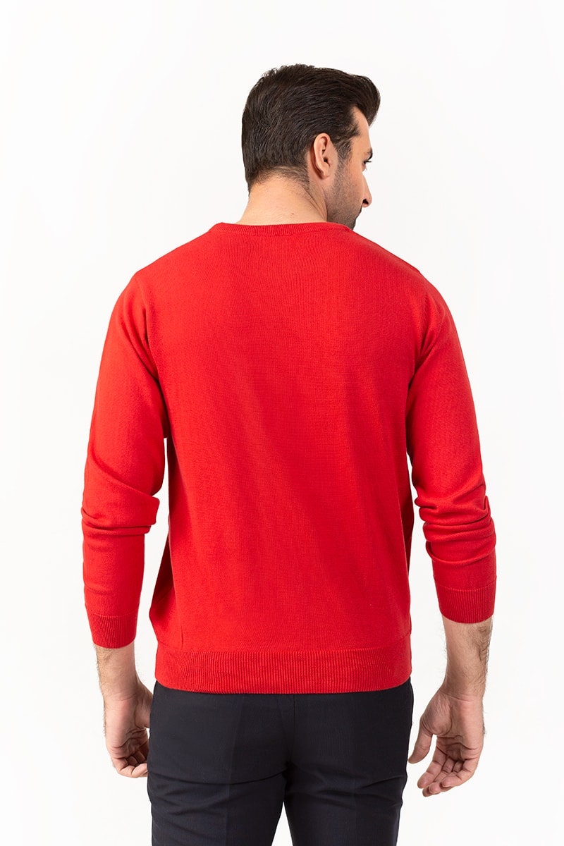 Red Fashion Sweater FS-SWT-D32-02