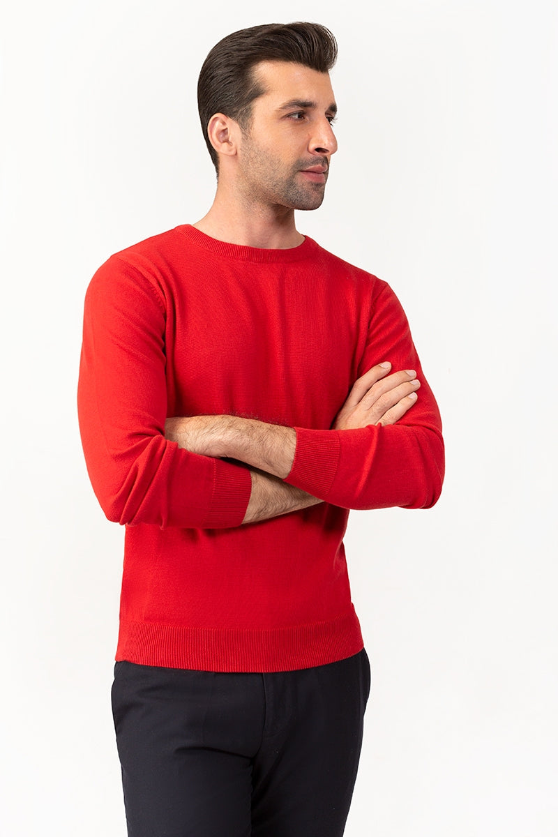 Red Fashion Sweater FS-SWT-D32-02