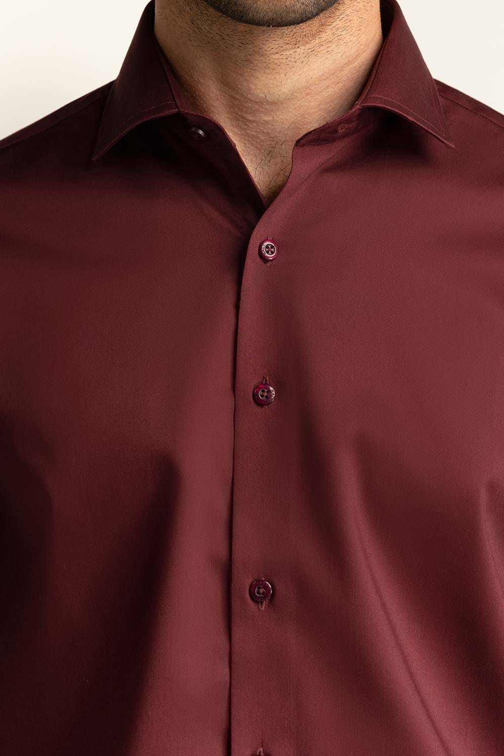 Maroon Formal Shirt MN-FS-PD24-124