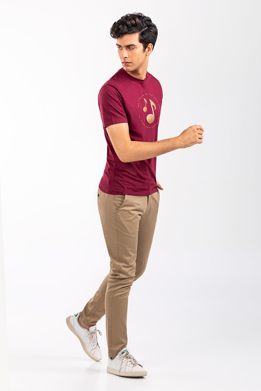 Maroon Graphic Tee JGP-URB-D250-01