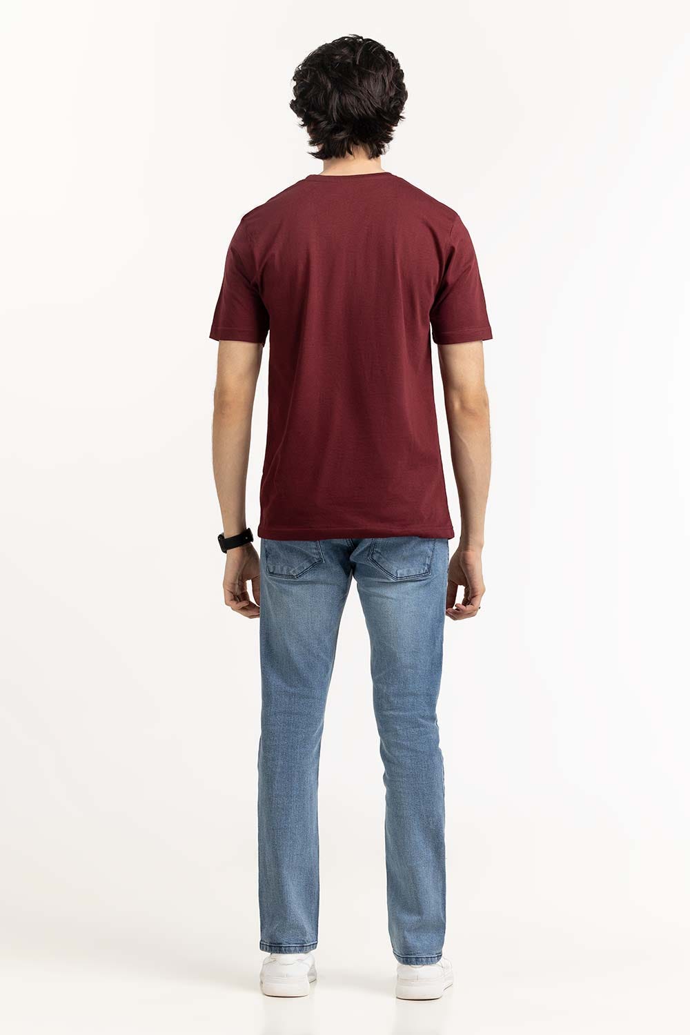 Maroon Graphic Tee TS-CNSJ23-114