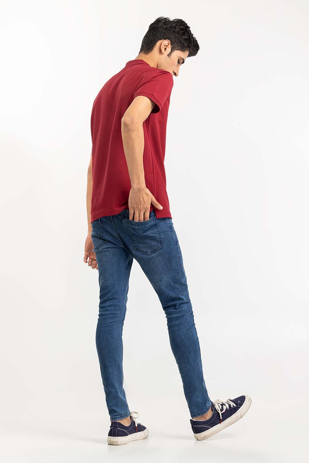 Maroon Signature  Polo PKP-SB-148