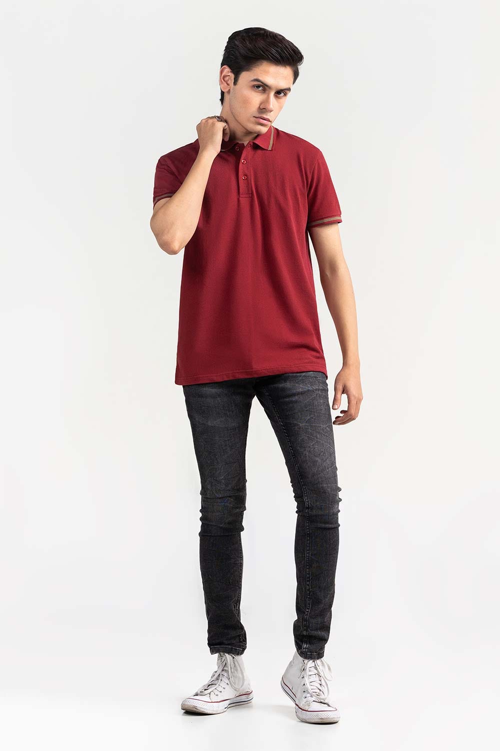 Maroon Sport Polo PKP-SP-99