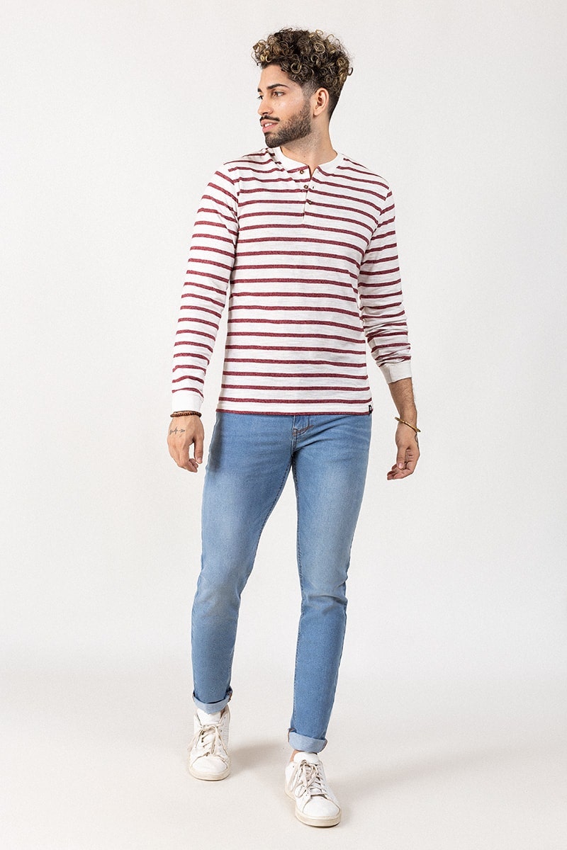 Maroon Fashion T-Shirt FS-HEN-YD-D01-03