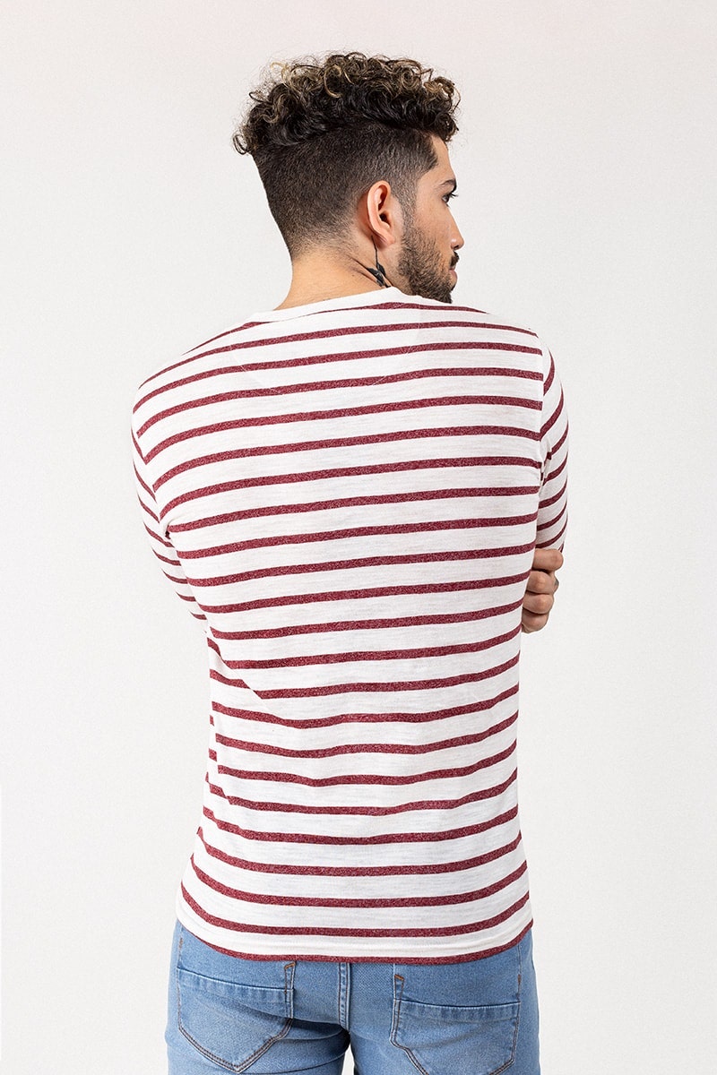 Maroon Fashion T-Shirt FS-HEN-YD-D01-03