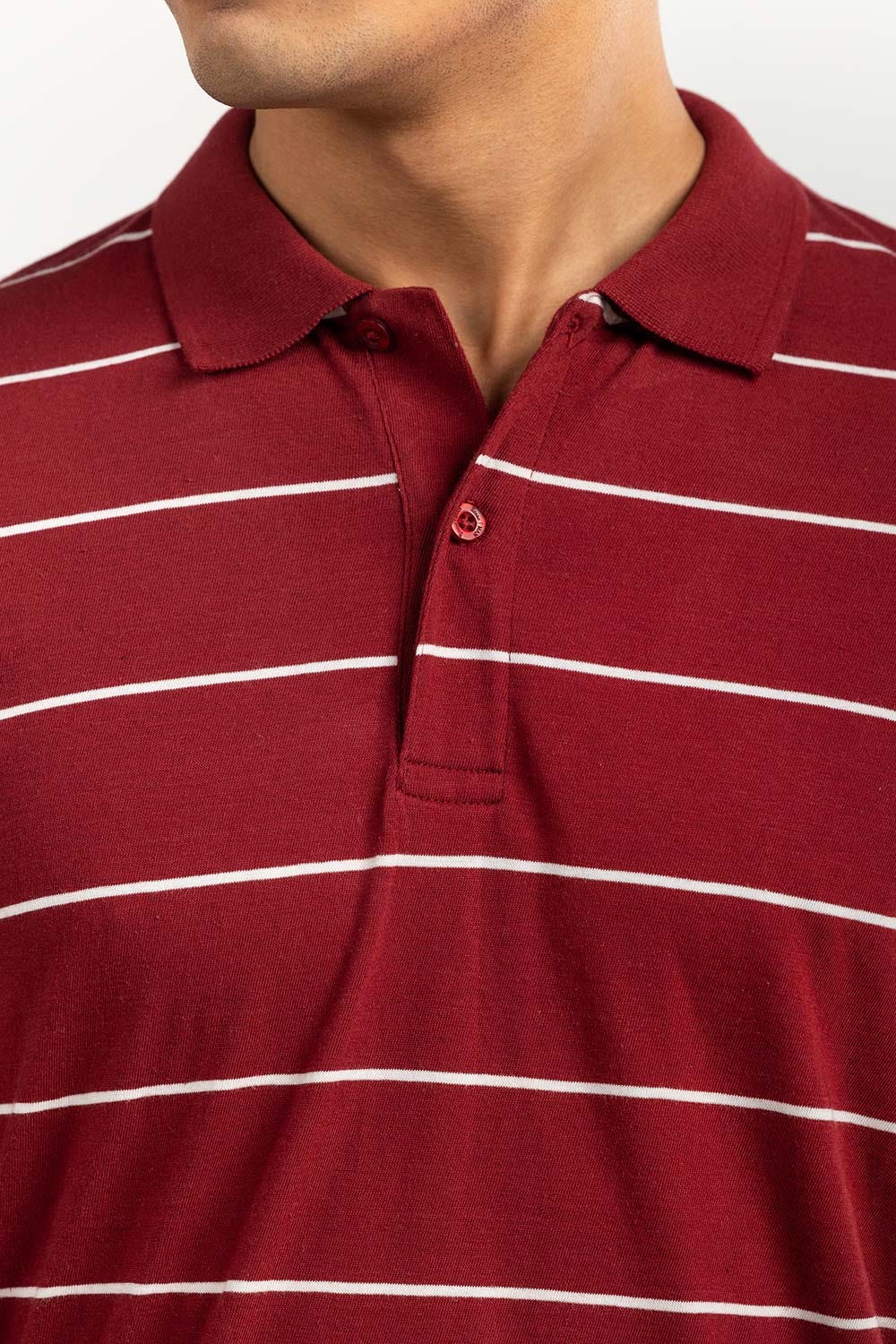 Maroon Yarn Dyed  Polo SJP-YD-D088
