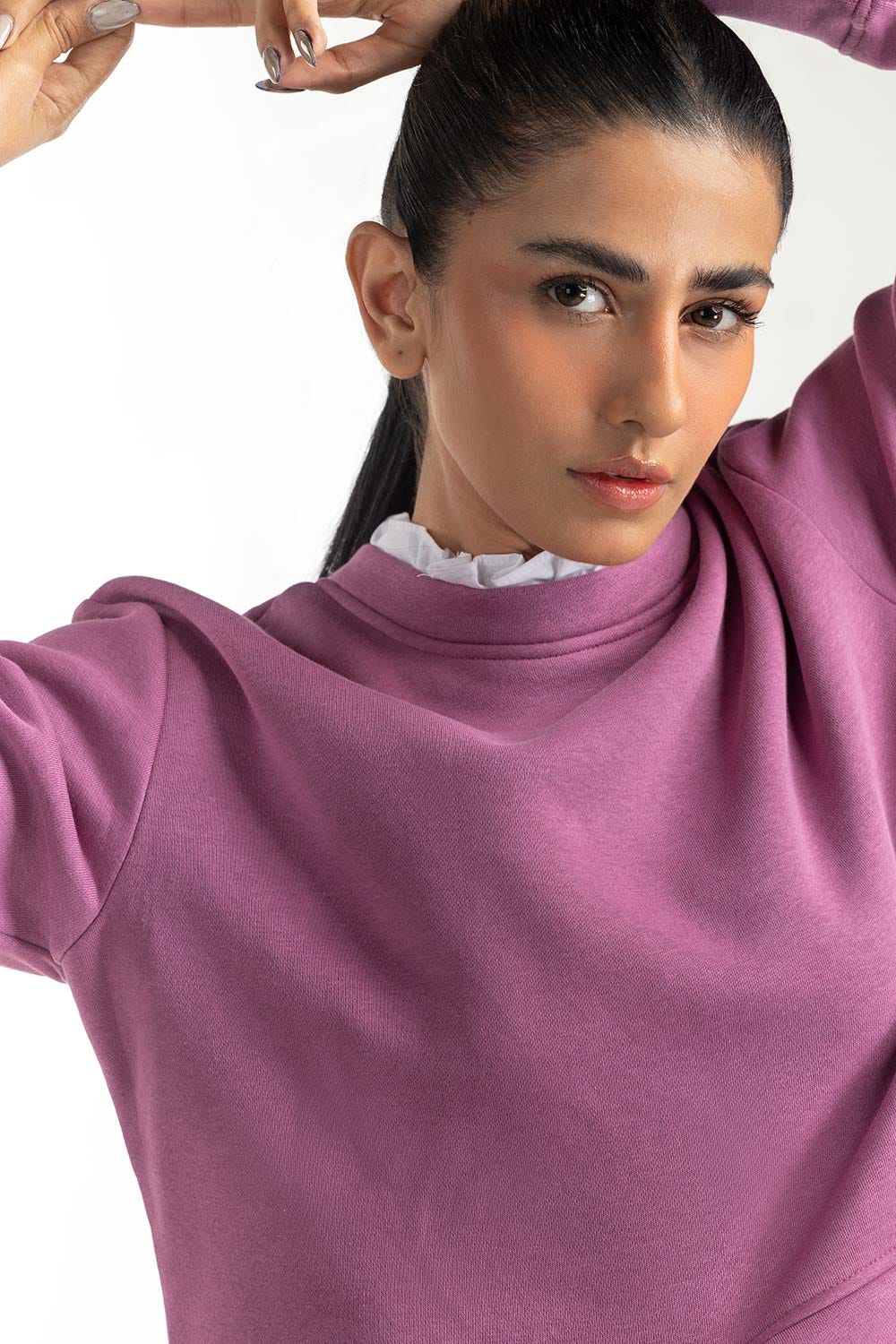 Mauve Sweatshirt 224-212-062