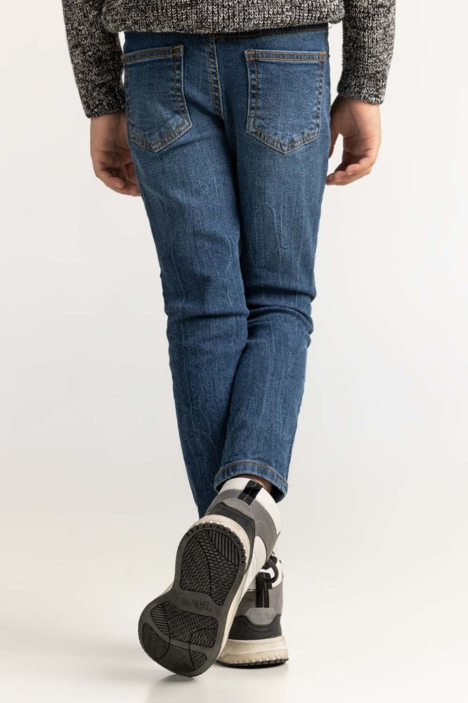 Med Blue Basic Jeans JB-JNS-WS23-002 B
