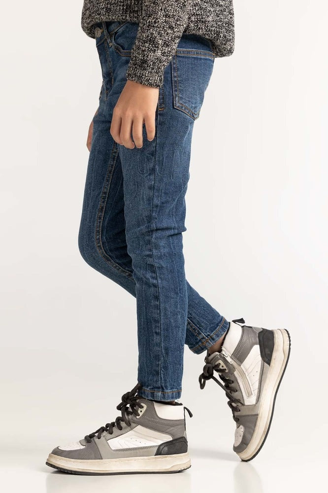 Med Blue Basic Jeans JB-JNS-WS23-002 B