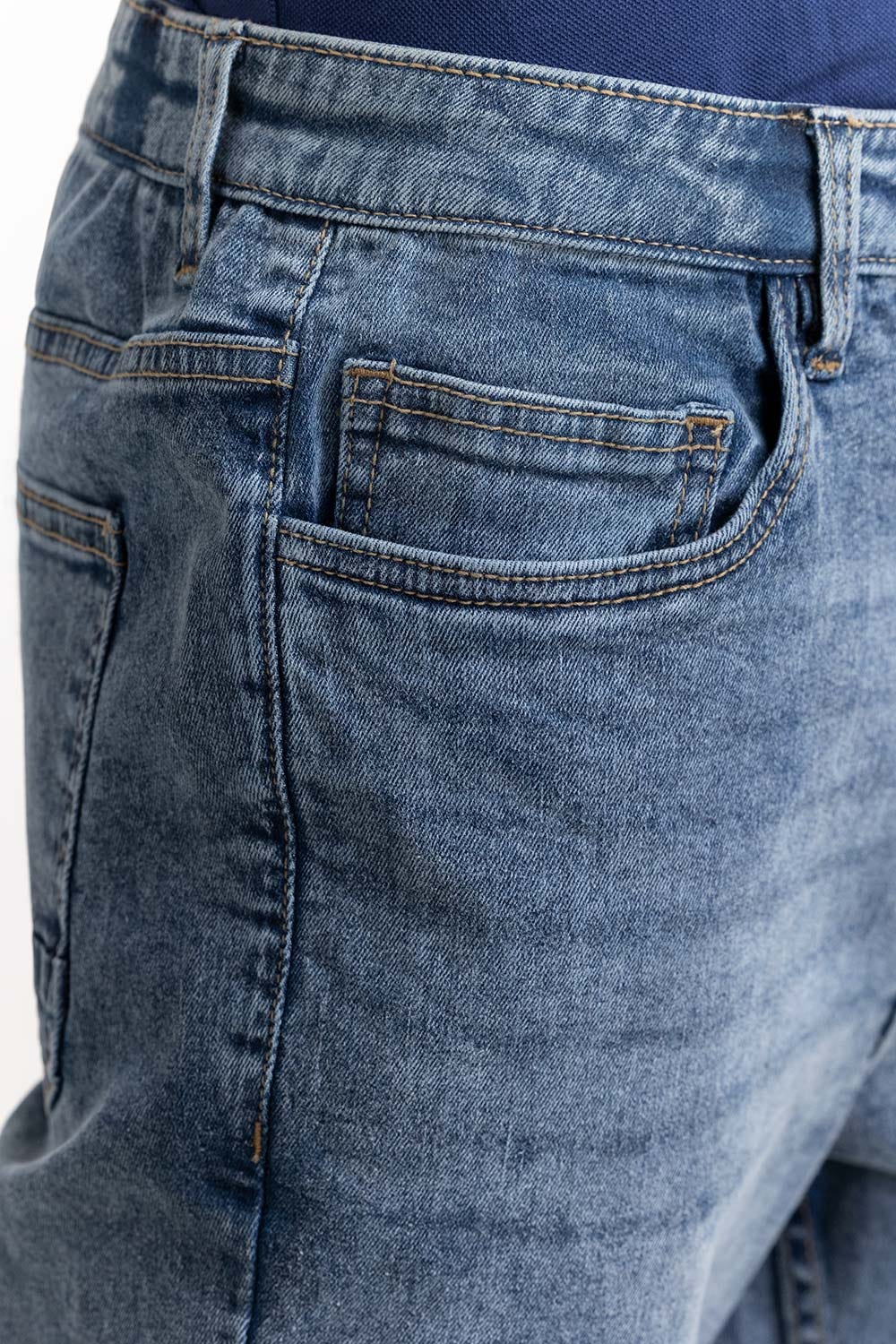 Medium Blue Basic Jeans 231-121-003 A