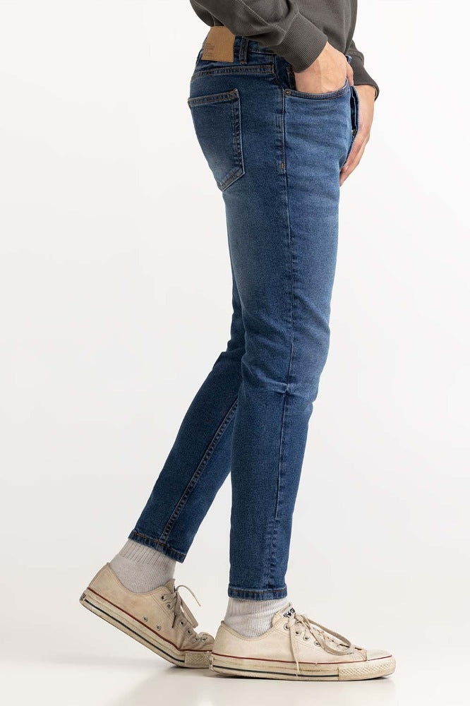Medium Blue Basic Jeans MN-JNS- DN23-015