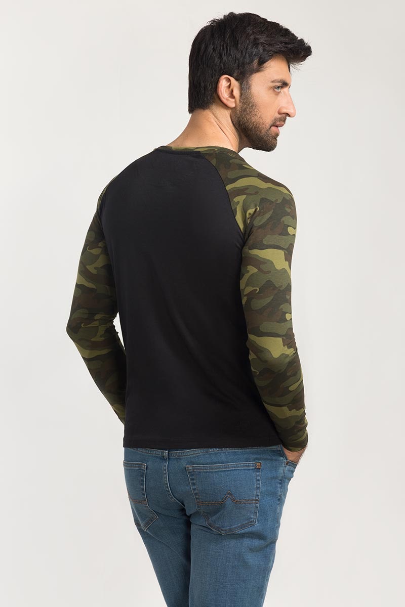 Black Fashion Tee FS-JGP-URB-D14