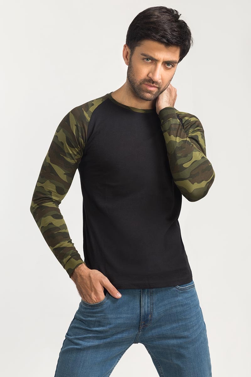 Black Fashion Tee FS-JGP-URB-D14