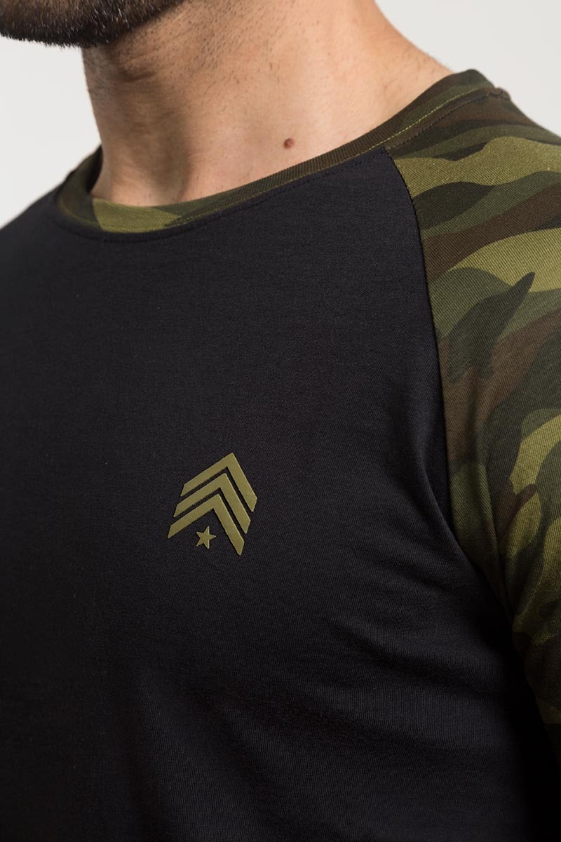 Black Fashion Tee FS-JGP-URB-D14