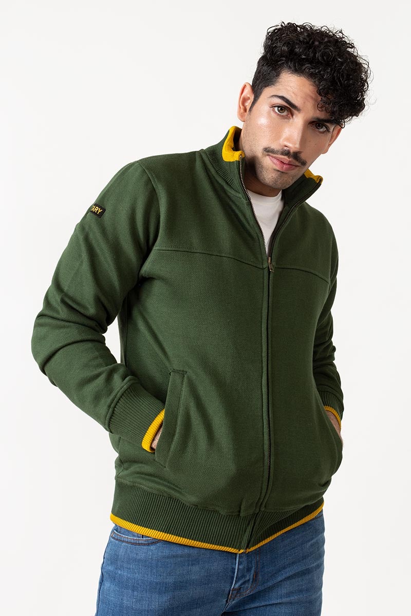 Military-Green Zipper Jacket - JKT-MNZ-67-03