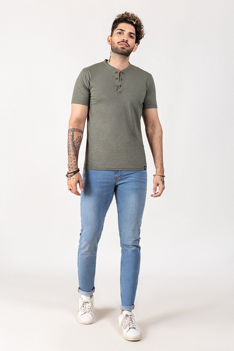 Grey Signature T-Shirt HS-HEN-SIG-D07