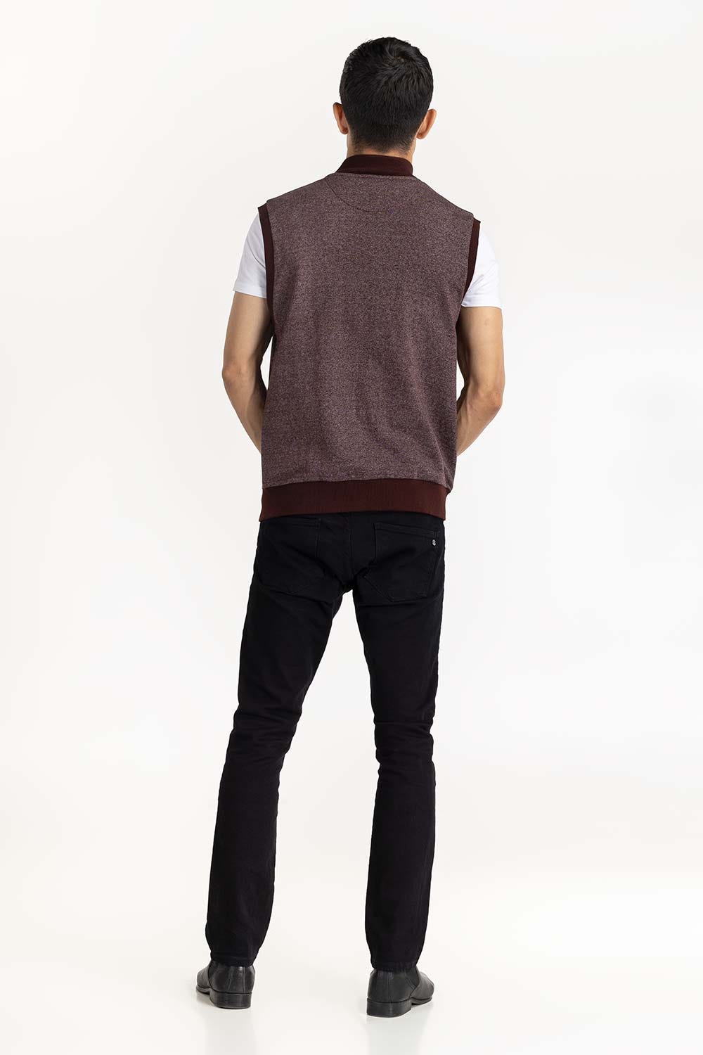 Mink Fashion Knitted Mock Neck Zipper Jacket JKT-KNTVST22-064