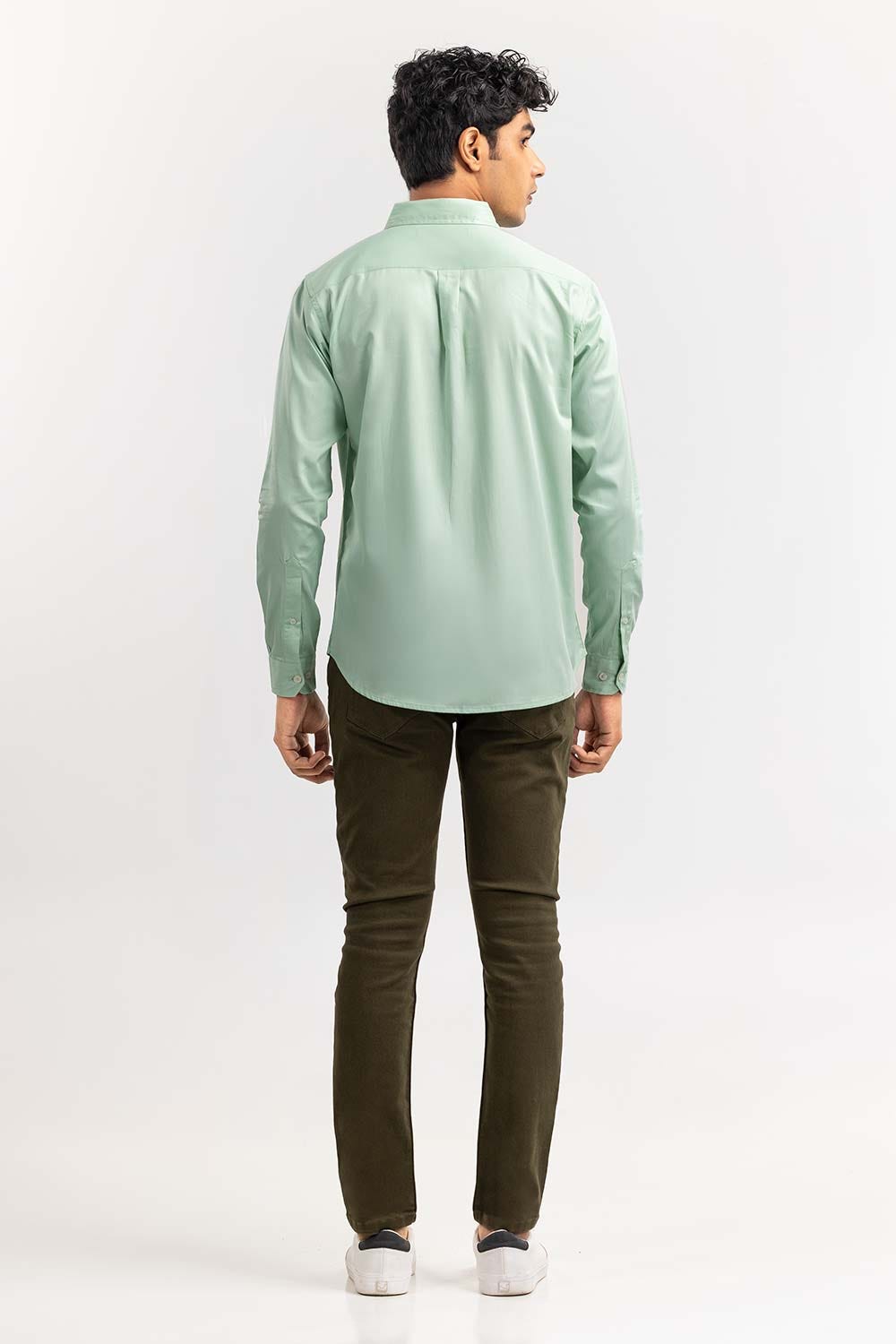 Mint Solid Casual Shirt CS-PD22-007