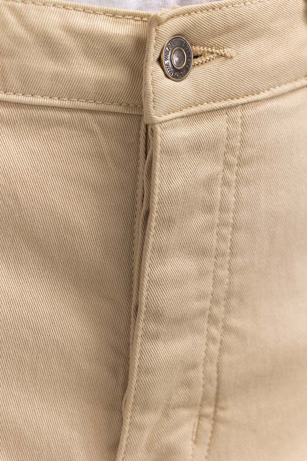 Pale Khaki Basic Trousers MN-TRC-SS23-002 B