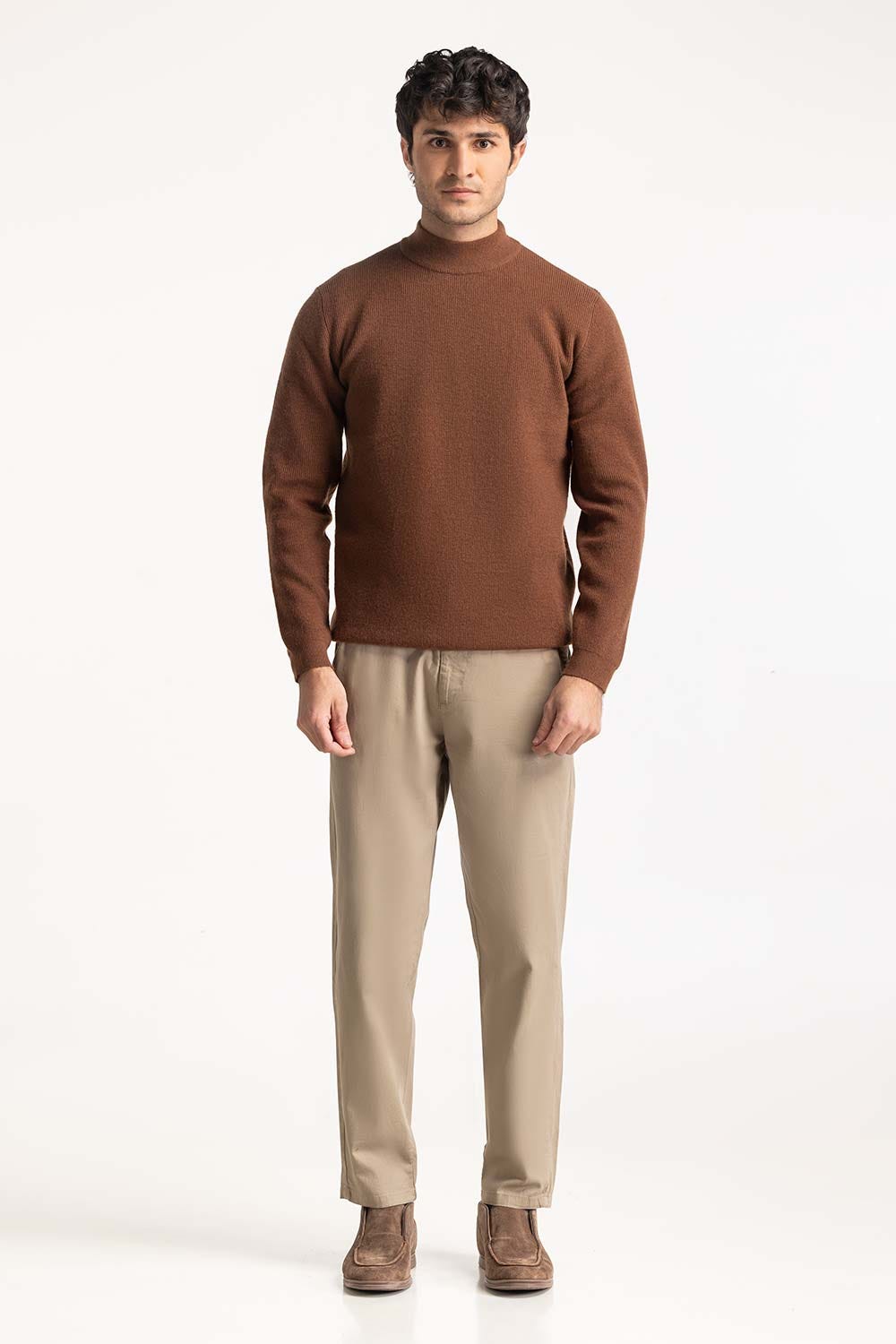 Mock Neck Sweater MN-SWT-WS24-080 B