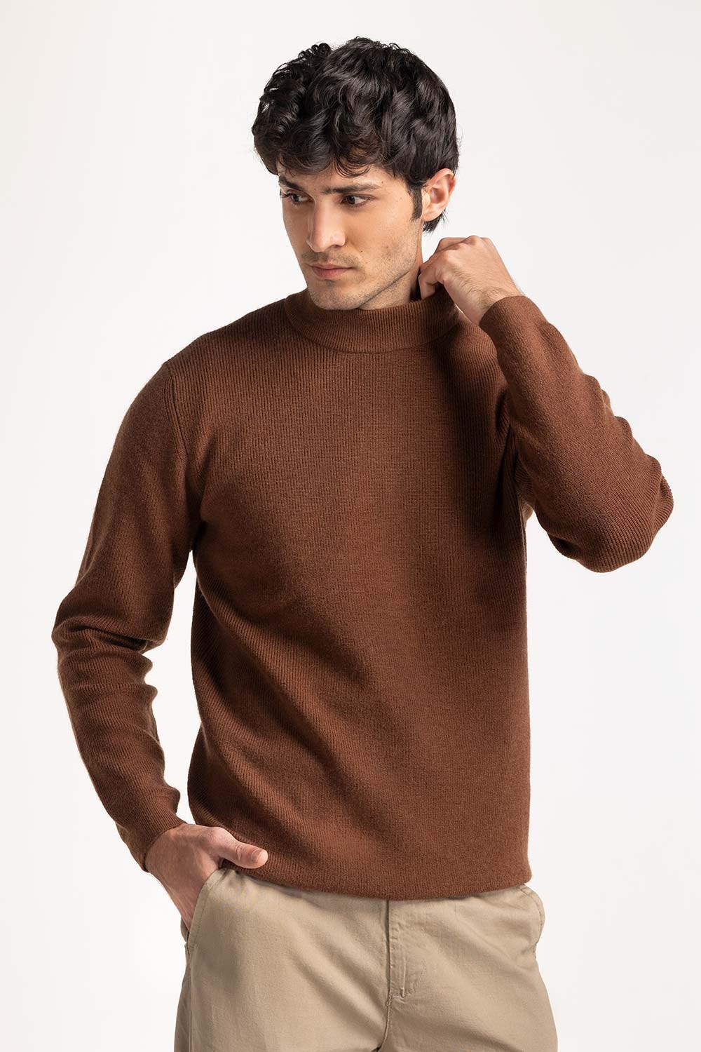 Mock Neck Sweater MN-SWT-WS24-080 B