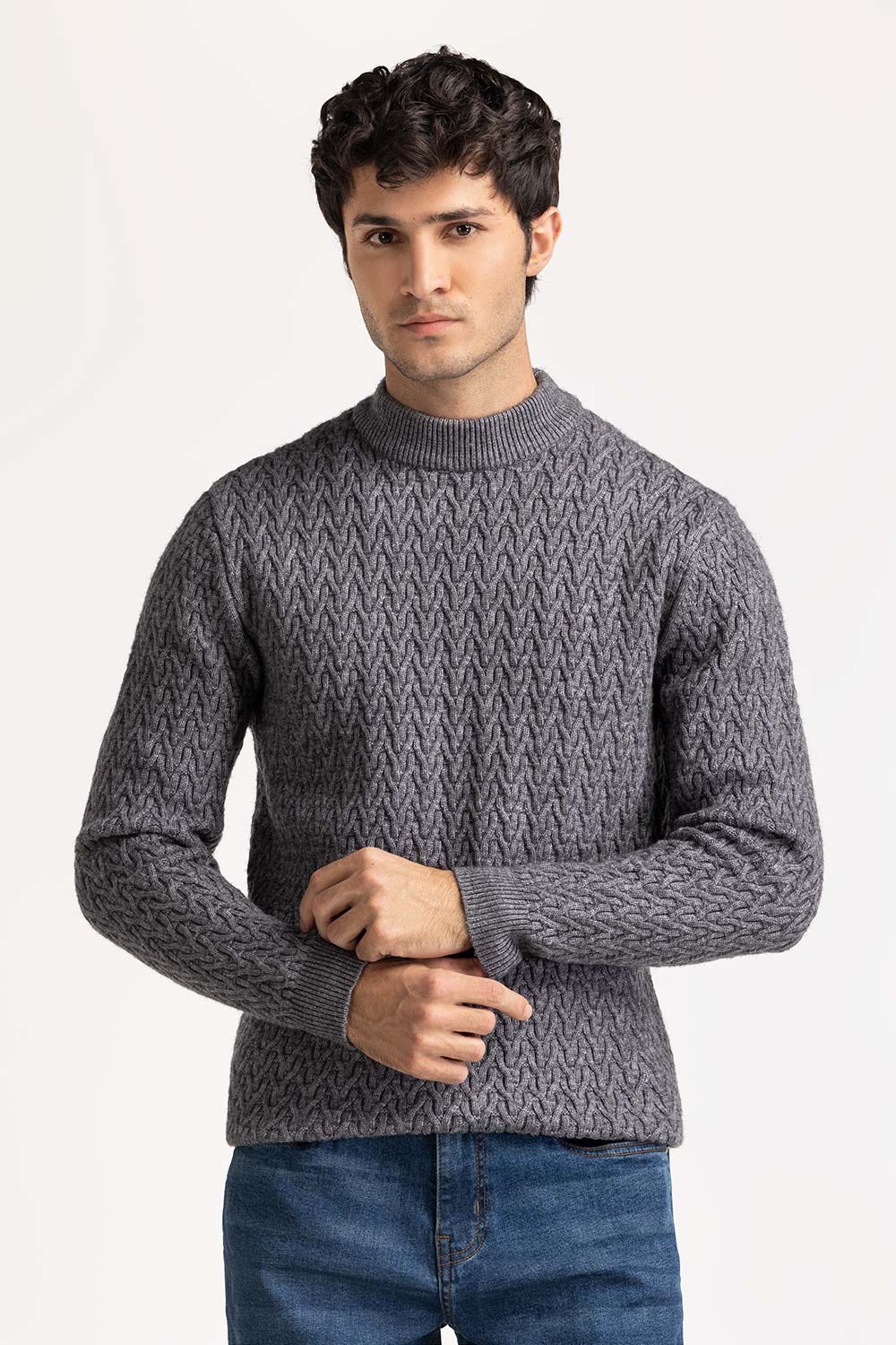 Mock Neck Sweater MN-SWT-WS24-099