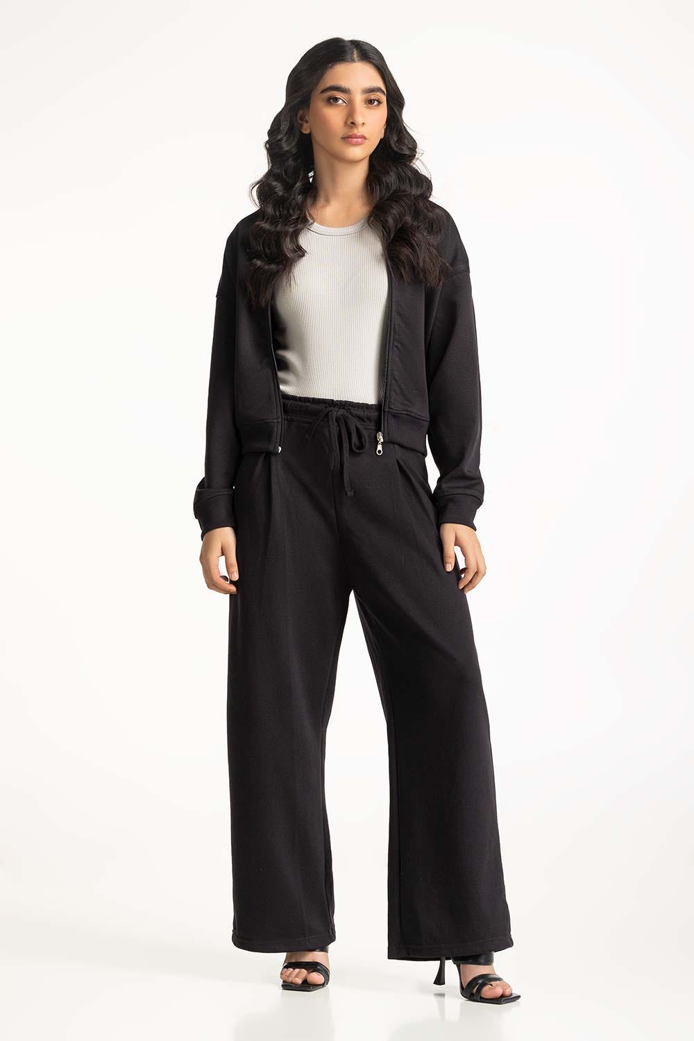 Mock neck zipper jacket WM-KNZ-WS24-027