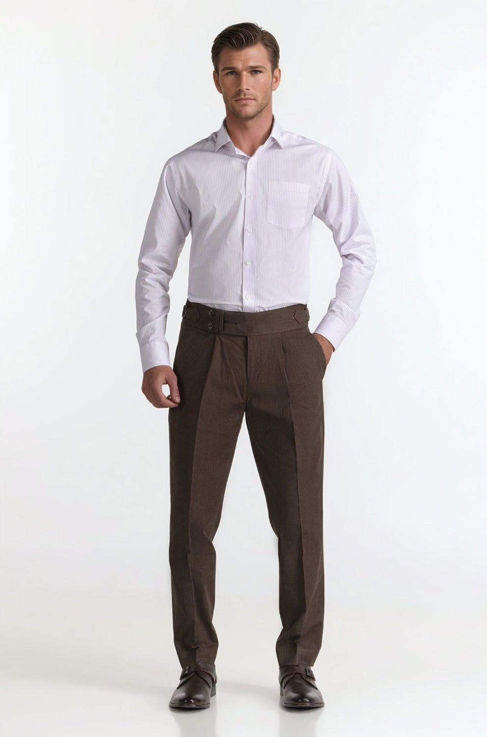 Modern Fit Gurkha Pant MN-TR-FM23-060