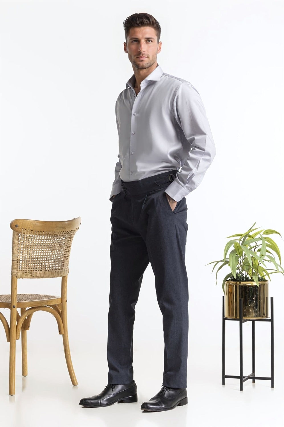 Modern Fit Gurkha Pant MN-TR-FM23-061