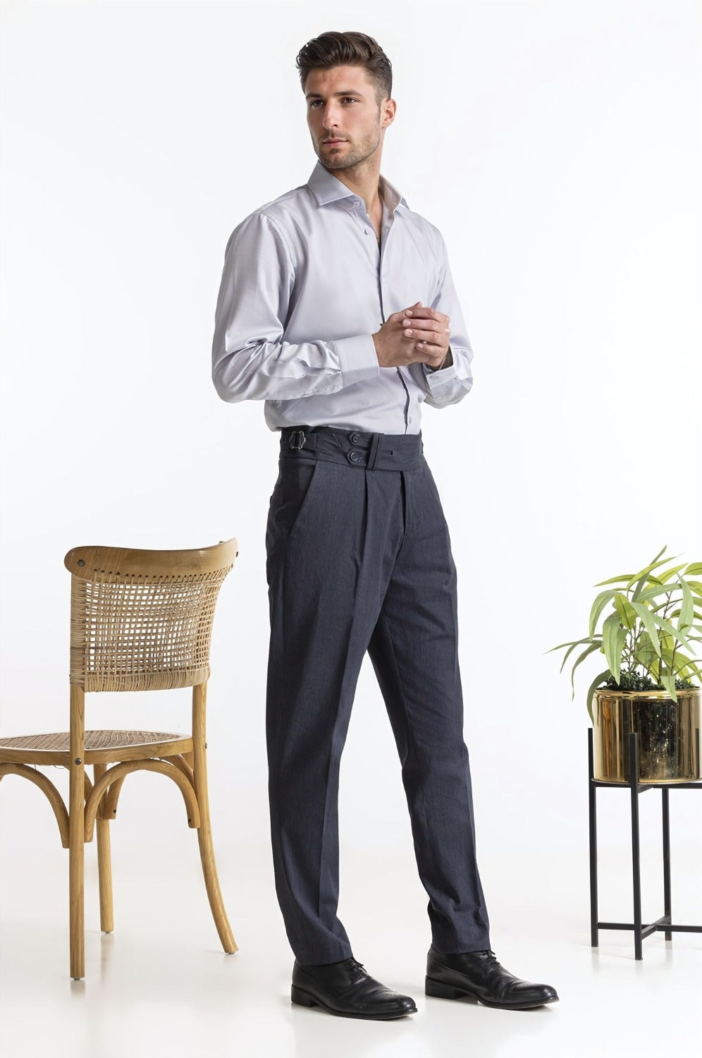Modern Fit Gurkha Pant MN-TR-FM23-061