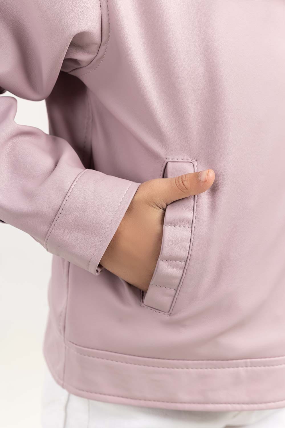 Junior Girl Motorbike Pink Jacket 224-410-034