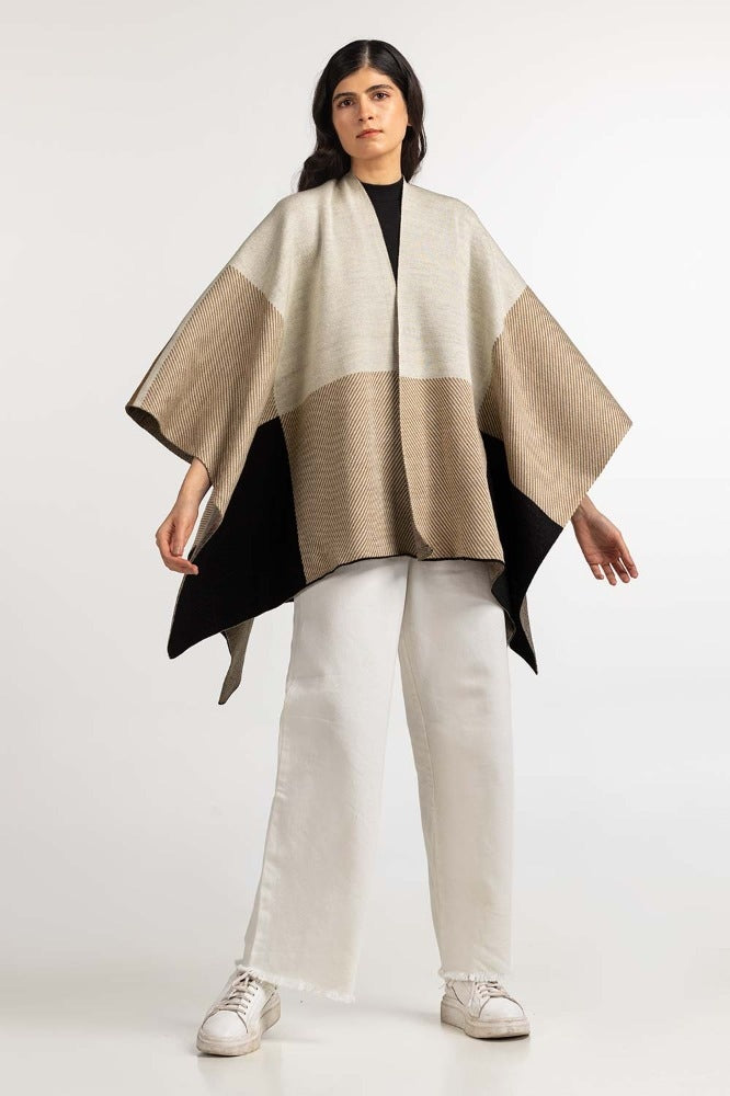 Multi Basic Cape shawl WM-SWT-WS23-065