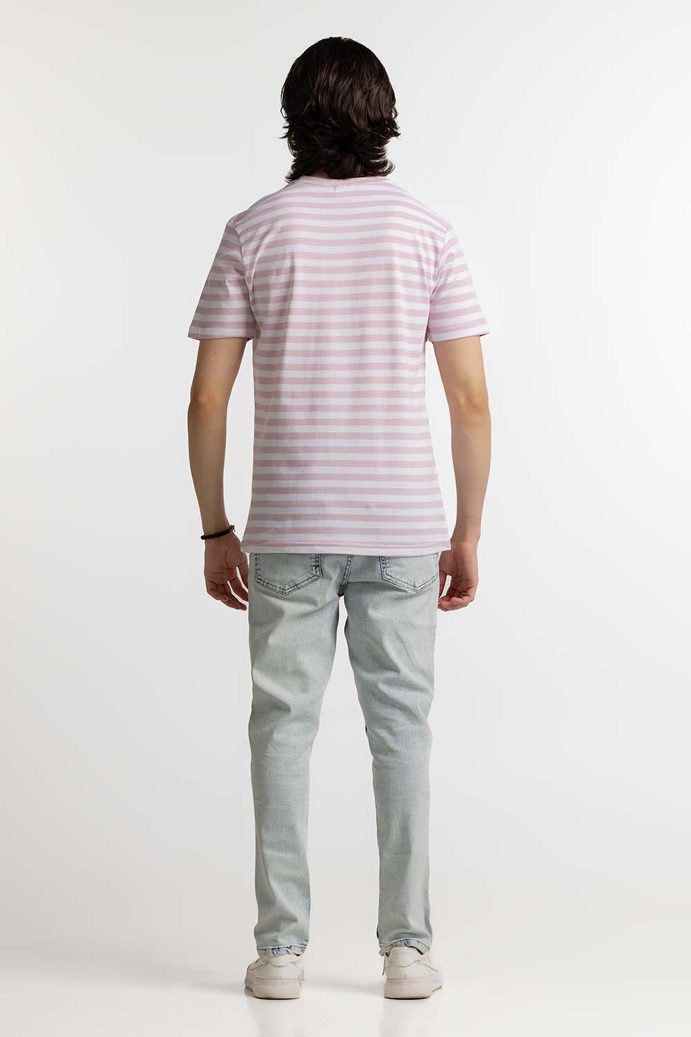 Multi Color Basic Striped Tee TS-CNSJ24-094