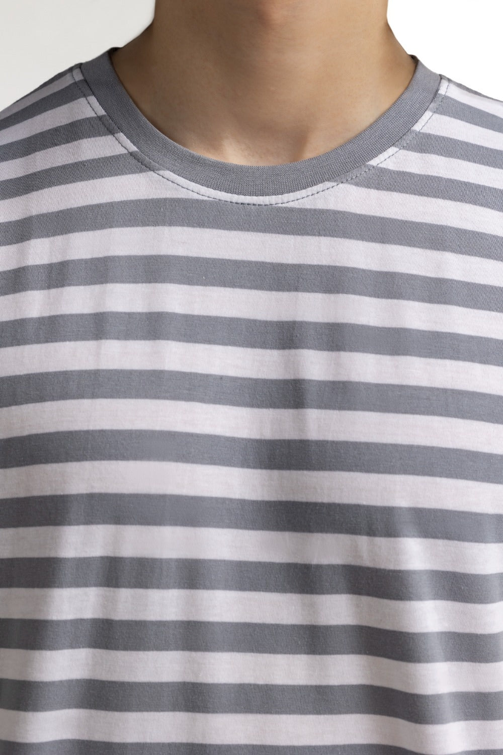 Multi Color Basic Striped Tee TS-CNSJ24-095