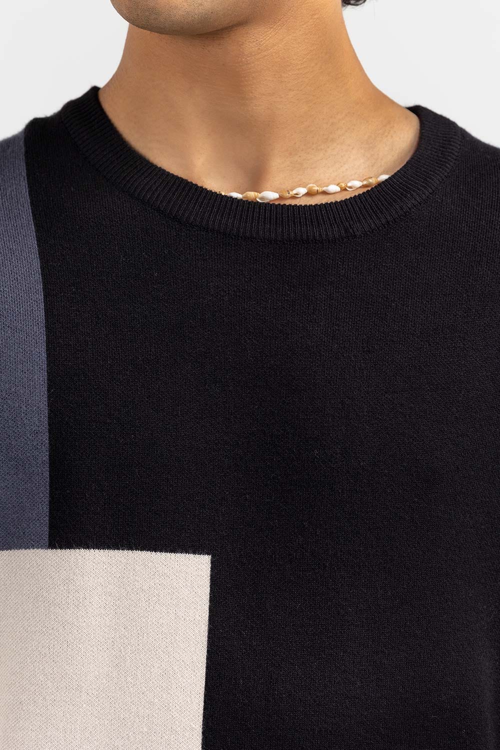 Multi Color Block Crew Neck Sweater SWT-FFSCN22-239